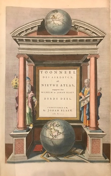  Blaeu Willem & Johan Toonneel des Aerdrycx, oft nieuvwe Atlas... derde deel 1650 Amsterdam by Johan Blaeu